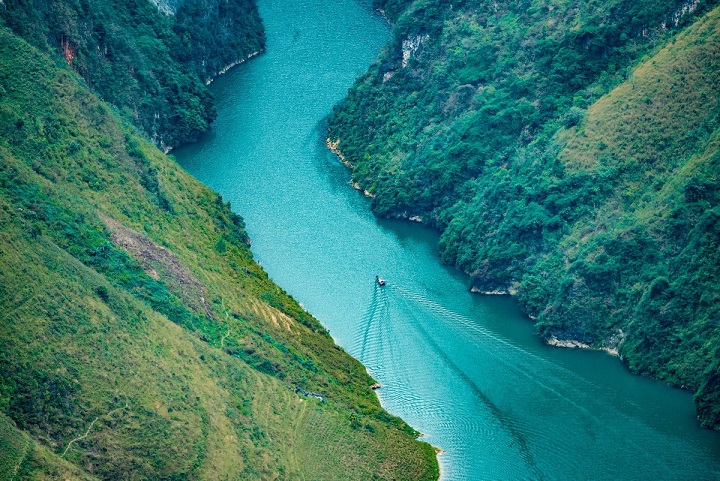 Nho Que river in Ha Giang province Vietnam